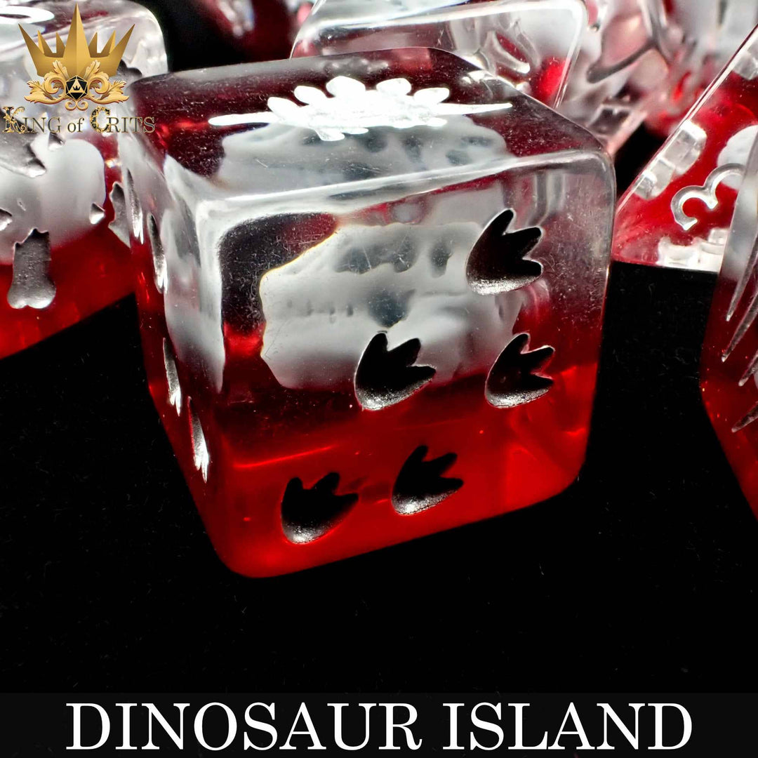 King of Crits Dinosaur Island - 11 Dice Set NE4226