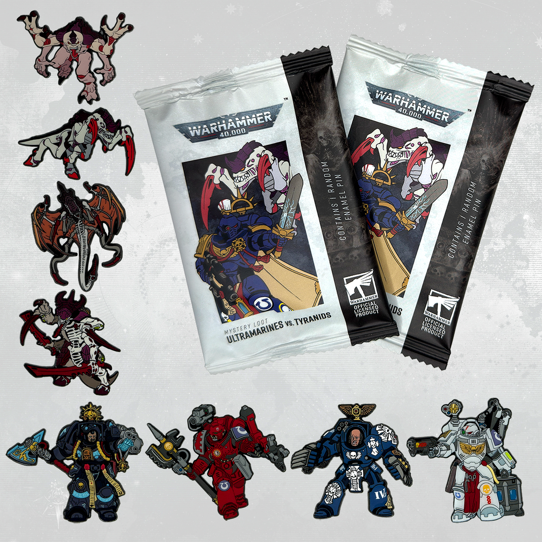 Warhammer 40,000 Mystery Loot: Ultramarines vs. Tyranids Pin 1ct - NE043026