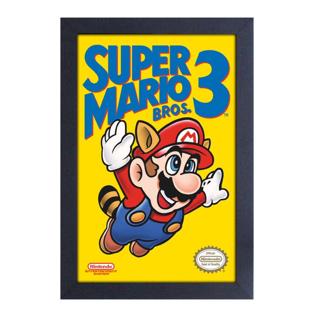 Super Mario Bros. 3 (Cover) Framed Art Print