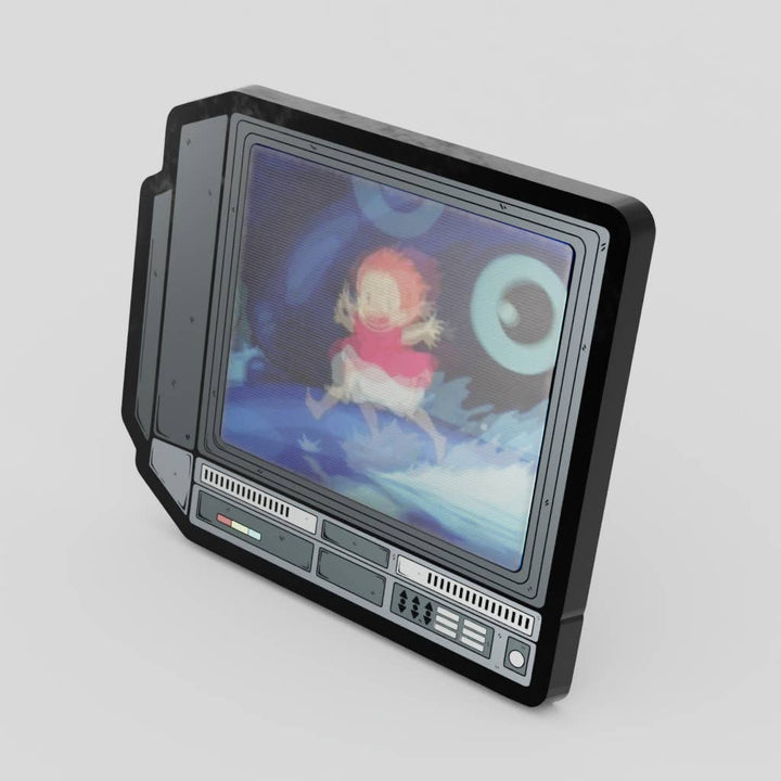 2.5" Lenticular Ponyo CRTV Enamel Pin - NE32726