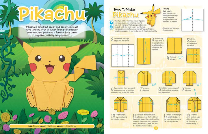 Pokémon Origami: Fold Your Own Alola Region Pokémon by The Pokemon Company NE32536