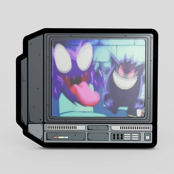 2.5" Lenticular Gengar Laugh CRTV Pin - NE32726