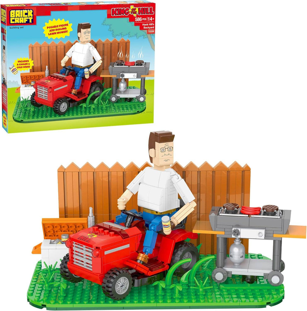King of The Hill Hank Hill’s Backyard Building Block Set NE33126