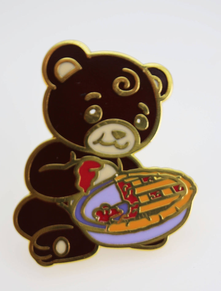 Pastry Pets: Cherry Pie Bear Cub - Pin & RPG Dice Set - NE043026