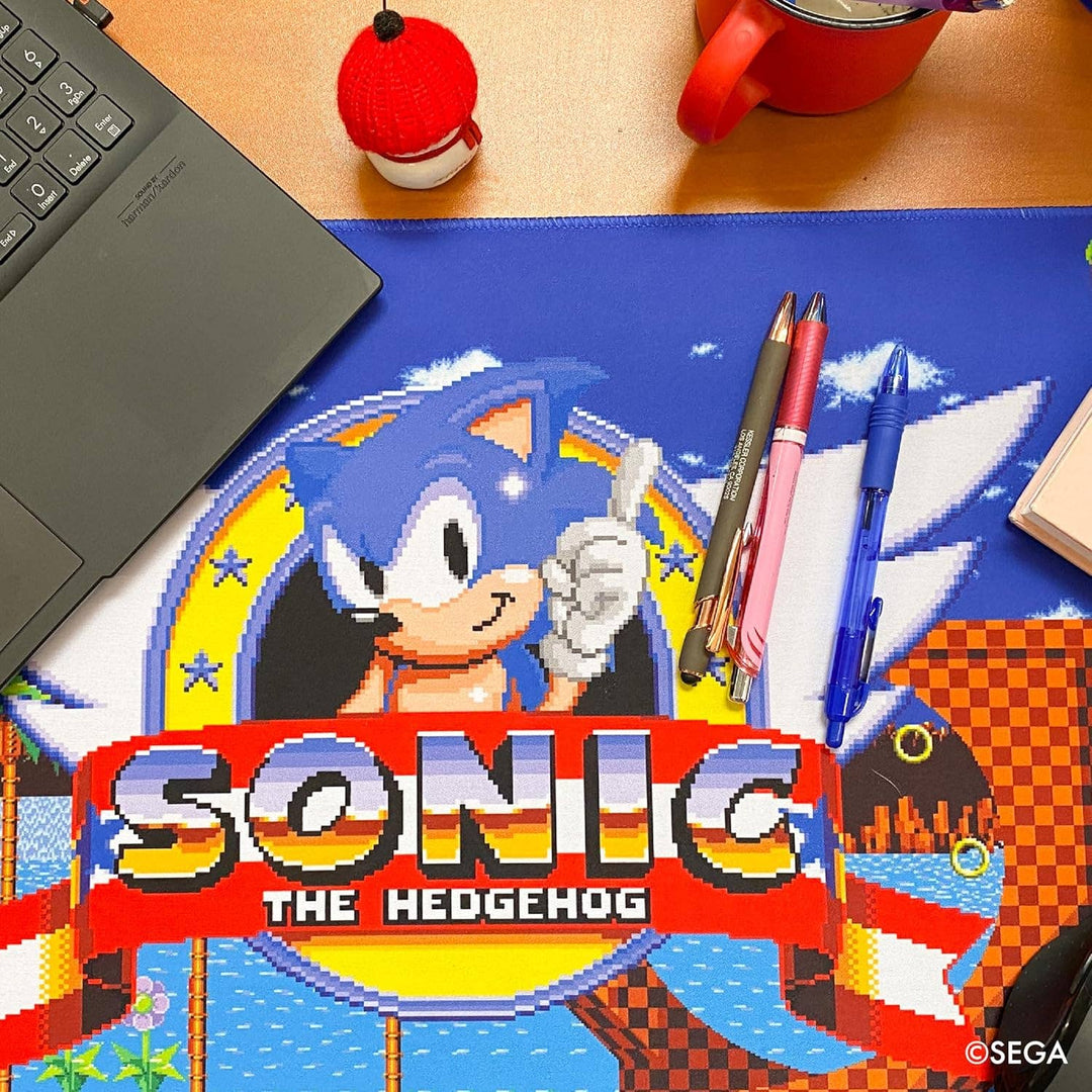 Sonic Green Hills Zone Licensed Playmat and Mousepad NE32726