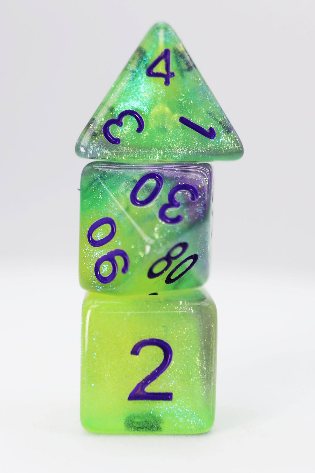 Glow in the Dark - Luminescent Jellyfish RPG Dice Set - NE043026