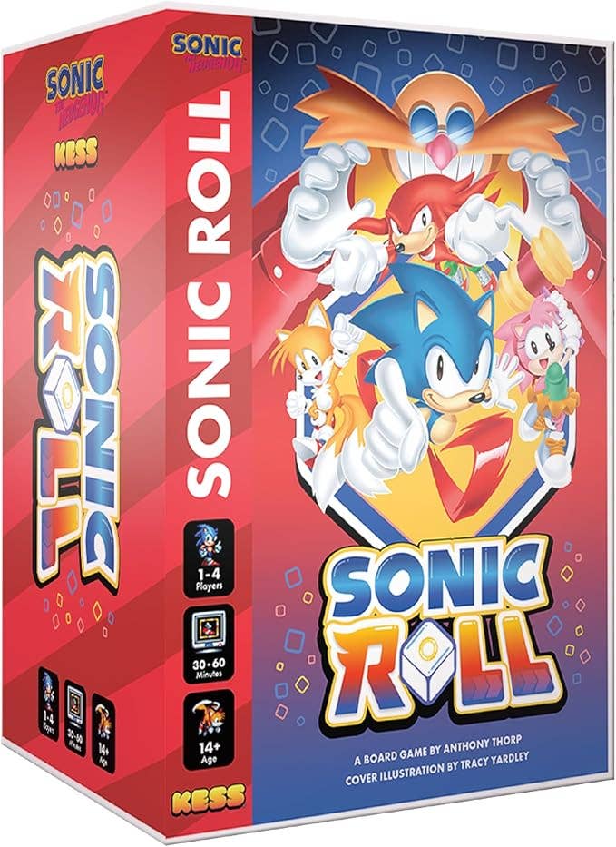 Sonic Roll Board Game- Licensed Strategy Game  NEW - NE32626