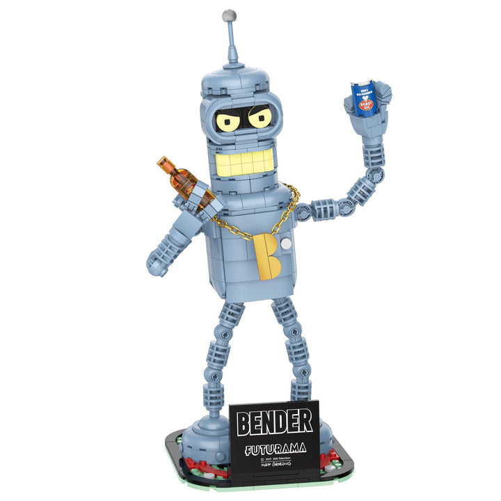 Futurama Bender Brick Building Figure NE33126