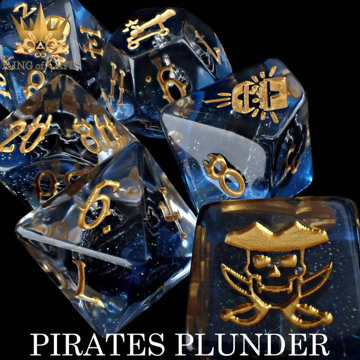 King of Crits Pirates Plunder - 11 Dice Set NE4226
