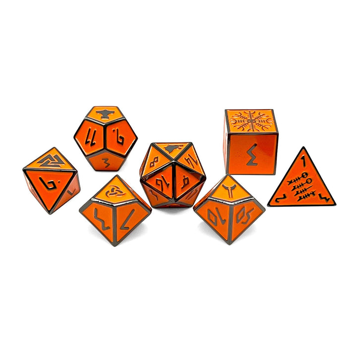 Norse Foundry Molten Lava - Norse Themed Metal Dice Set NE31726