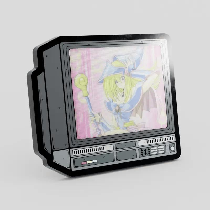 2.5" Lenticular Dark Magician Girl CRTV Pin - NE32726
