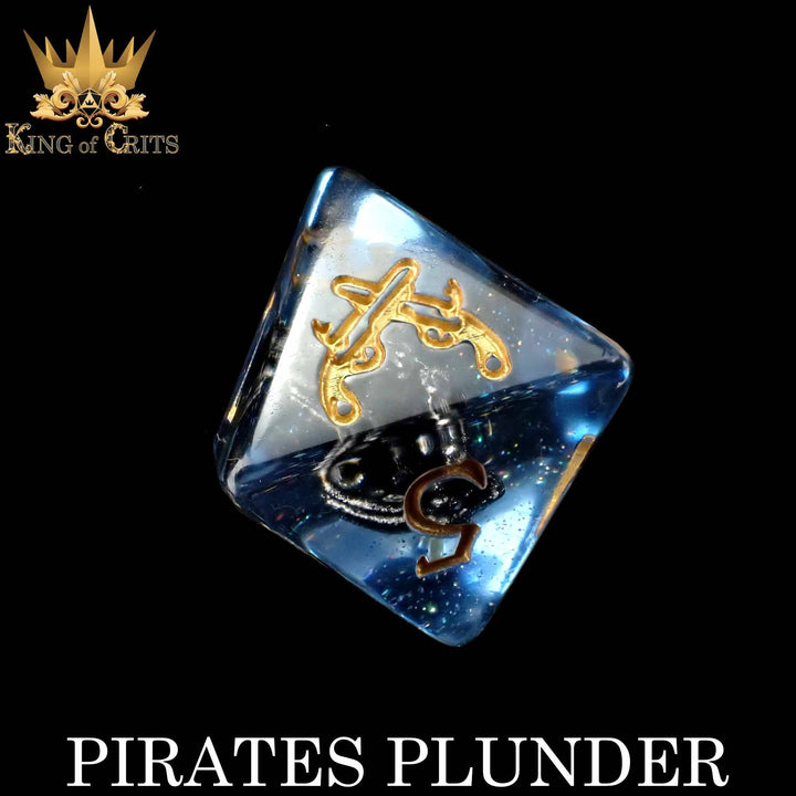 King of Crits Pirates Plunder - 11 Dice Set NE4226