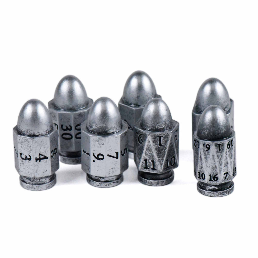 King of Crits Silver Bullets Dice Set NE4226
