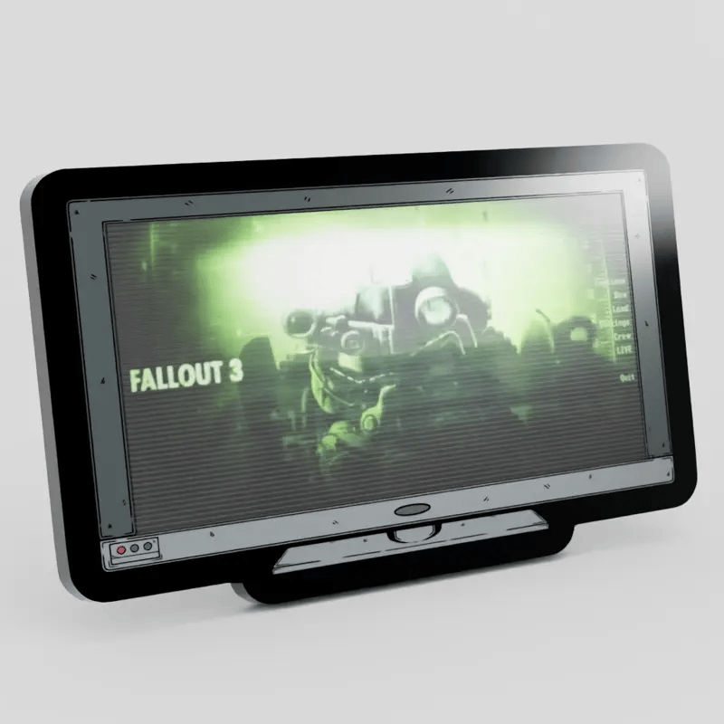Monitor Lenticular Fallout 3 Enamel Pin NE32726