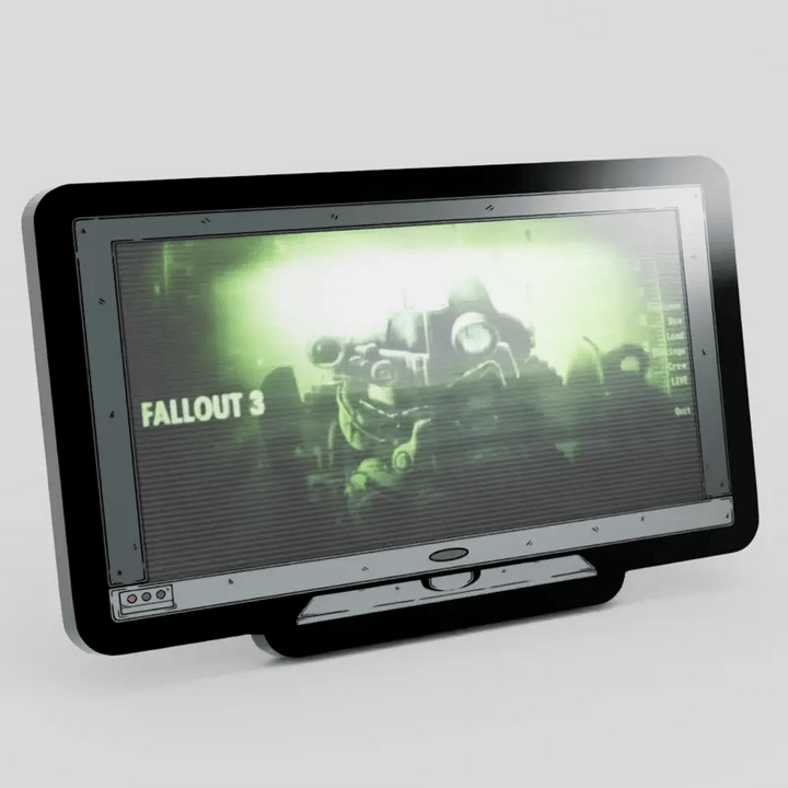 Monitor Lenticular Fallout 3 Enamel Pin NE32726