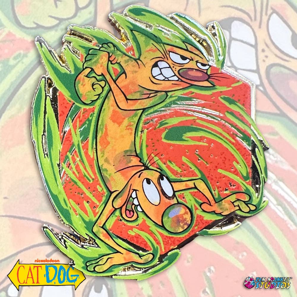 Painterly Nicktoon Series: Catdog Enemal Pin -  NYCC 2024 Exclusive NE31826