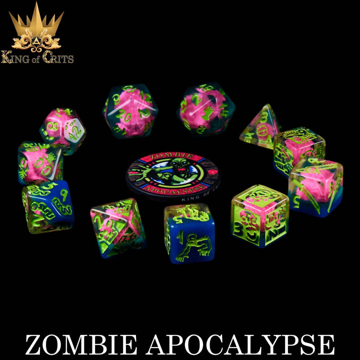 King of Crits Zombie Apocalypse - 11 Dice Set NE4226