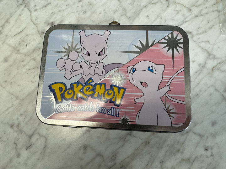 Pokémon Mewtwo 1995 1999 Metal Lunch Box Trading Card Tin Vintage