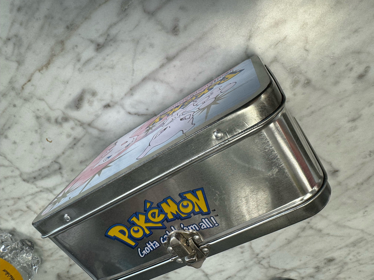 Pokmon Mewtwo 1995 1999 Metal Lunch Box Trading Card Tin Vintage Core Gaming Pokmon Mewtwo 1995 1999 Metal Lunch Box Trading Card Tin Vintage Core Gaming