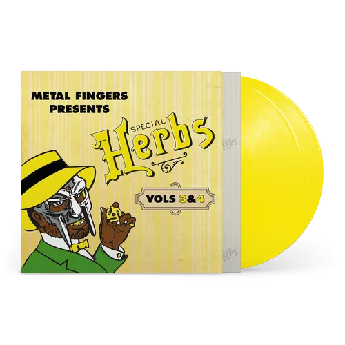 MF DOOM - Metal Fingers Presents: Special Herbs Vol. 3 & 4 [2LP] (Lemon Yellow Vinyl) - Vinyl Record NVR51926