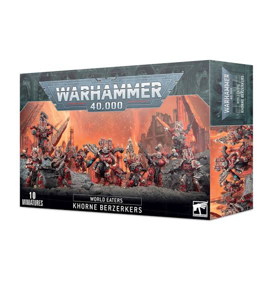 Warhammer 40,000 World Eaters Khorne Berzerkers WH73126