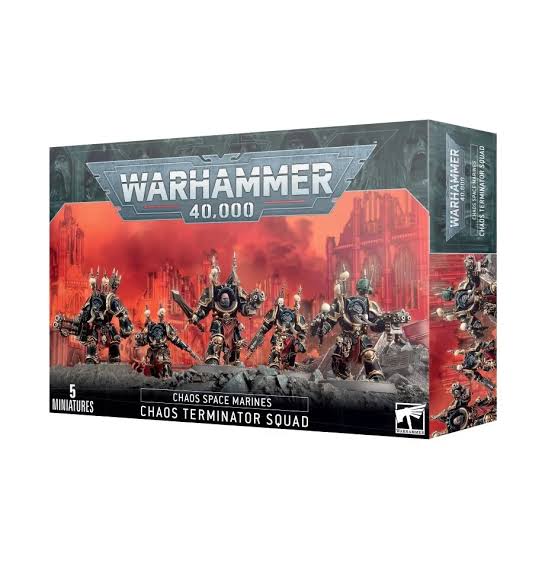 Warhammer 40,000 Chaos Space Marines: Chaos Terminator Squad  WH73126