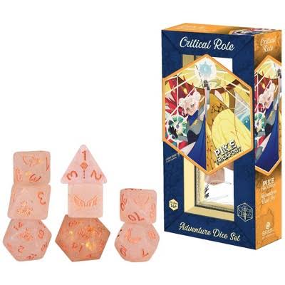 Critical Role 7-Die Set Vox Machina Adventure Dice Set: Pike Trickfoot NA101626