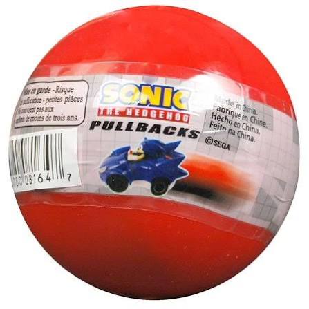 Tomy Collect-a-Balls - Sonic the Hedgehog Pull backs Racers - RANDOM NT62326