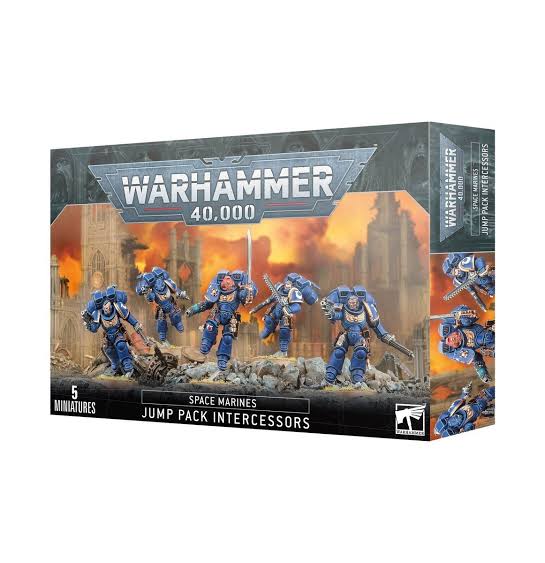 Warhammer 40,000 Space Marines Assault Intercessors With Jump Packs WH73126