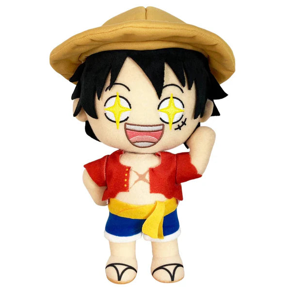 One Piece - Luffy Change Face 8" Plush Great Eastern  NP4726