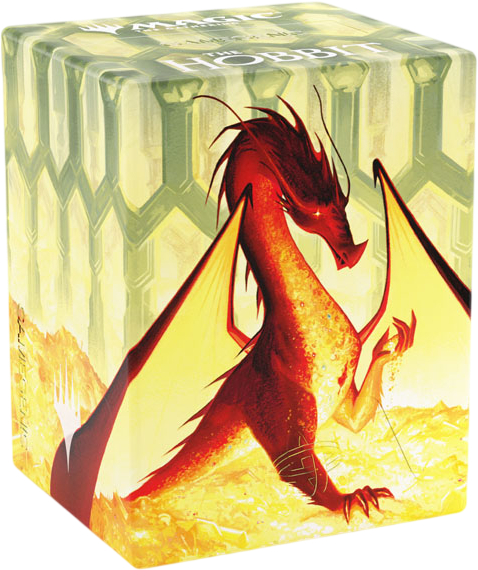 Deckbox: Magic: The Gathering Bastion 80+ XL-The Hobbit- Smaug the Golden NA82026