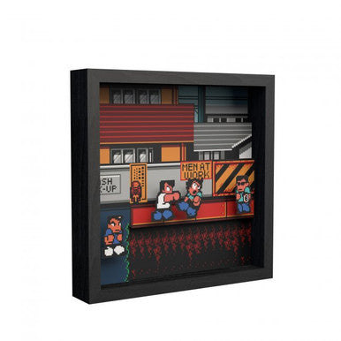 River City Ransom: Rivals at Work Pixel Frame (9"x9")