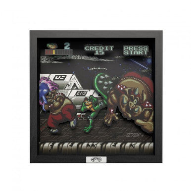 Battletoads Big Bad Boot Pixel Frames 9" 9