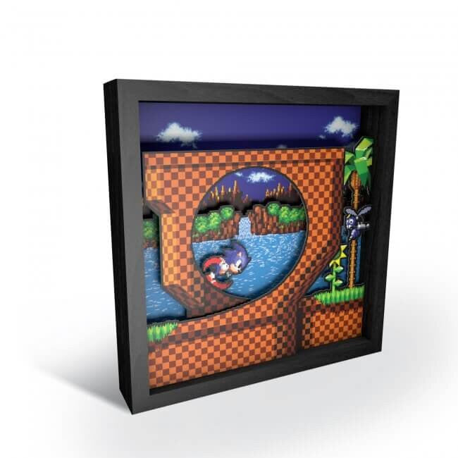 Pixel Frames - Sonic the Hedgehog: Loop Scene 6"x6"