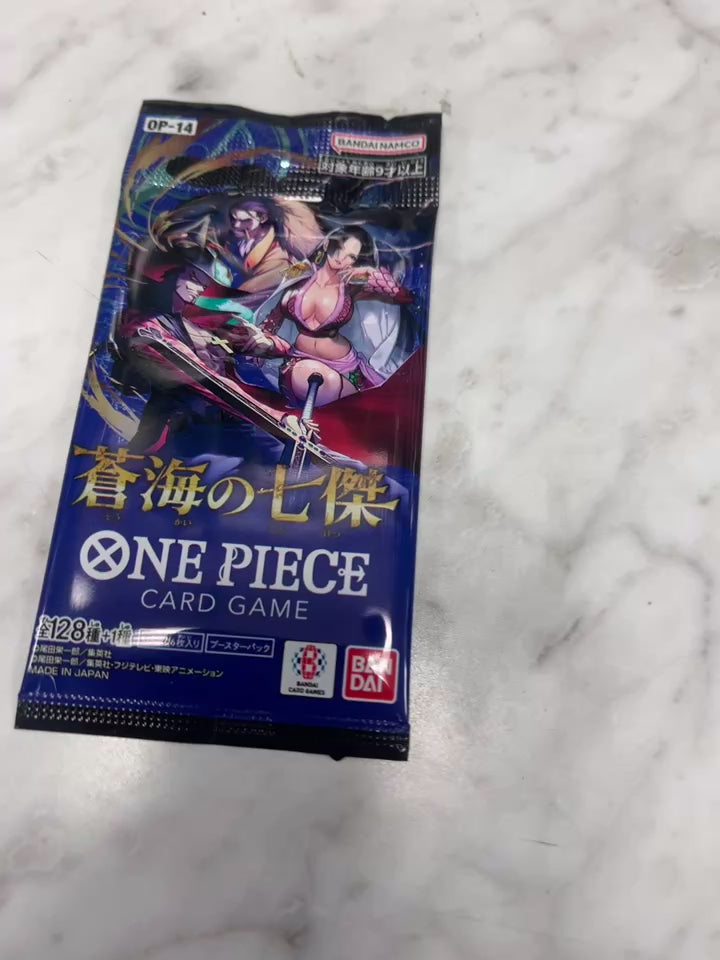 One Piece TCG JAPANESE - Azure Seas Seven OP-14