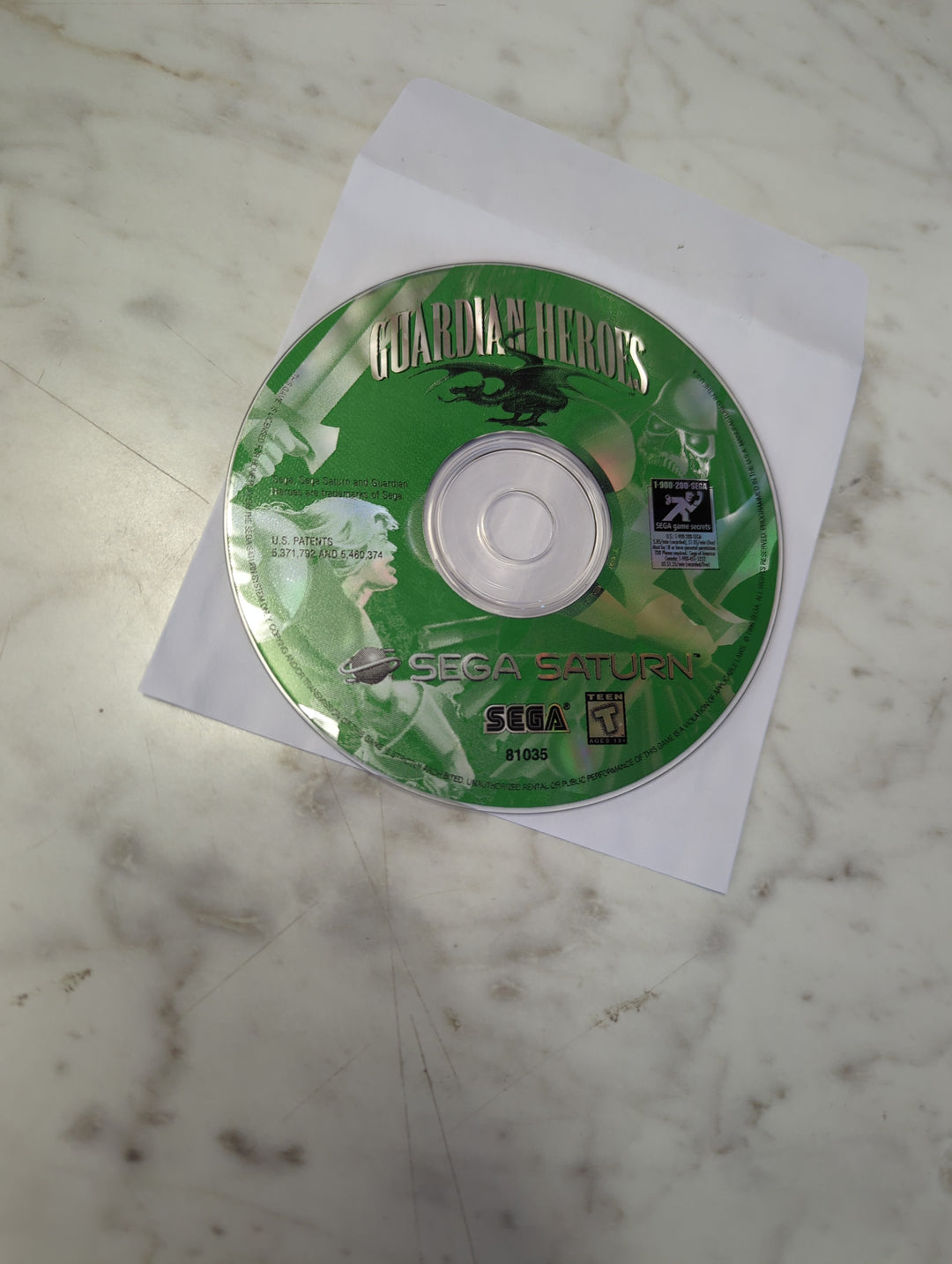 Guardian Heroes DISC ONLY - Sega Saturn - DI72226