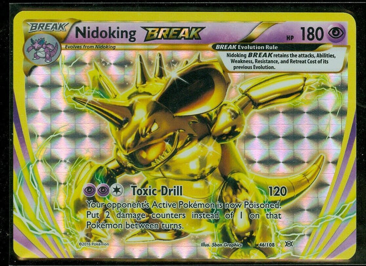 Pokemon TCG XY Evolutions Nidoking Break 46/108 (MP)