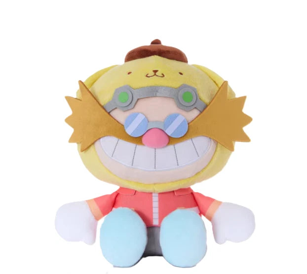 SONIC and FRIENDS Sanrio Characters Dr. Eggman x Pompompurin Plush (Medium) MD31126
