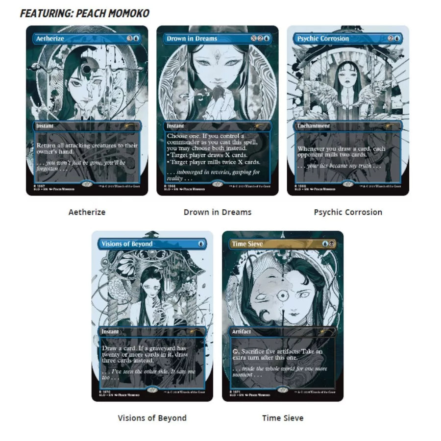 Magic the Gathering: Secret Lair Drop Series Featuring: Peach Momoko Core Gaming Magic the Gathering: Secret Lair Drop Series Featuring: Peach Momoko Core Gaming