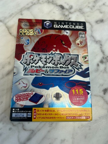 JAPANESE Pokemon Box for Nintendo Gamecube IMP9825