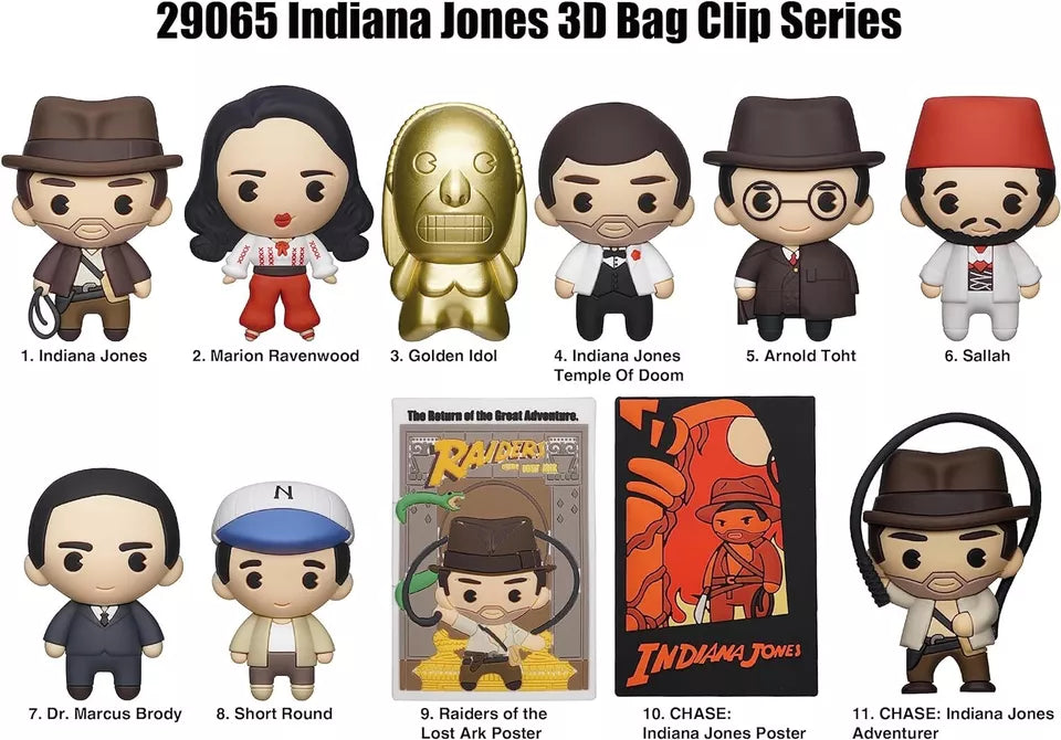 Indiana Jones  - Figural Bag Clip Blind Bag