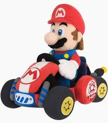 Little Buddy Mario Kart World - Mario 9" Plush