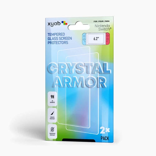 XYAB Nintendo Switch Tempered Glass Screen Protectors (2 Pack)    NA8526