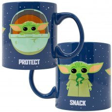 Star Wars Mandalorian Protect Attack Snack Ceramic Mug