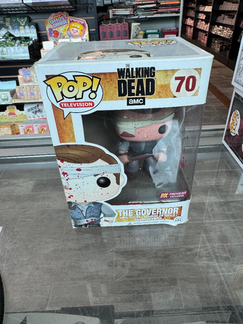 The Walking Dead:  The Governor Bloody (70) PX Exclusive #70 - Funko Pop