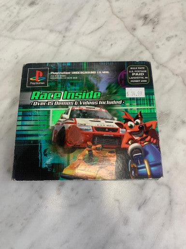 Underground CD Magazine Volume 3.3 Race Inside Demos (Sony Playstation 1 PS1)