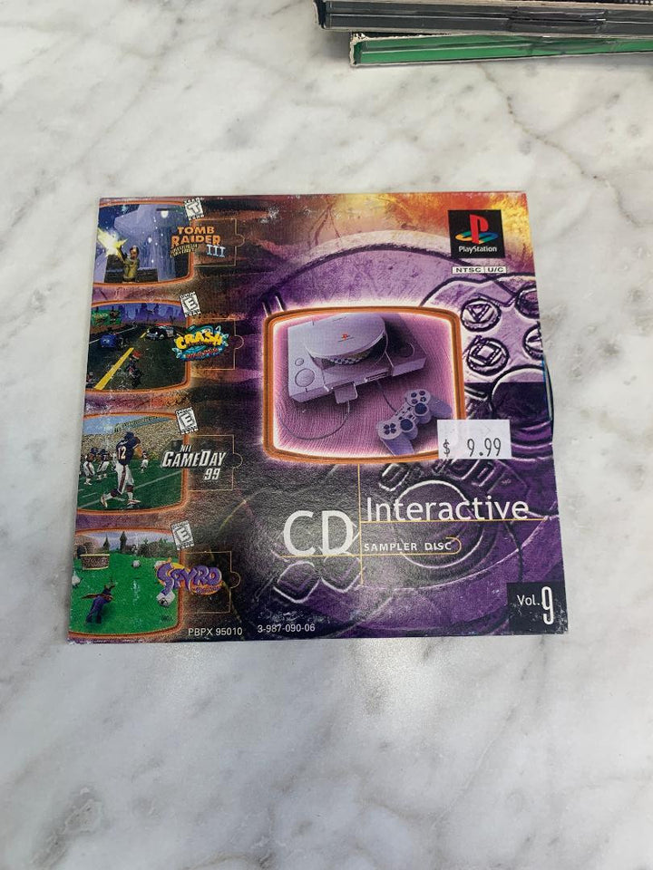 Sony PlayStation 1 "CD Interactive Sampler Disc Vol. 9" PS1
