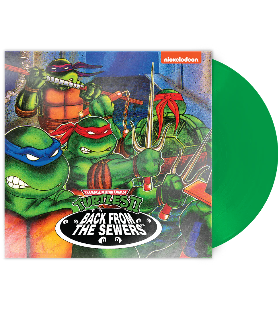 Teenage Mutant Ninja Turtles II: Back From the Sewers Soundtrack (Limited Green Ooze Color) Vinyl