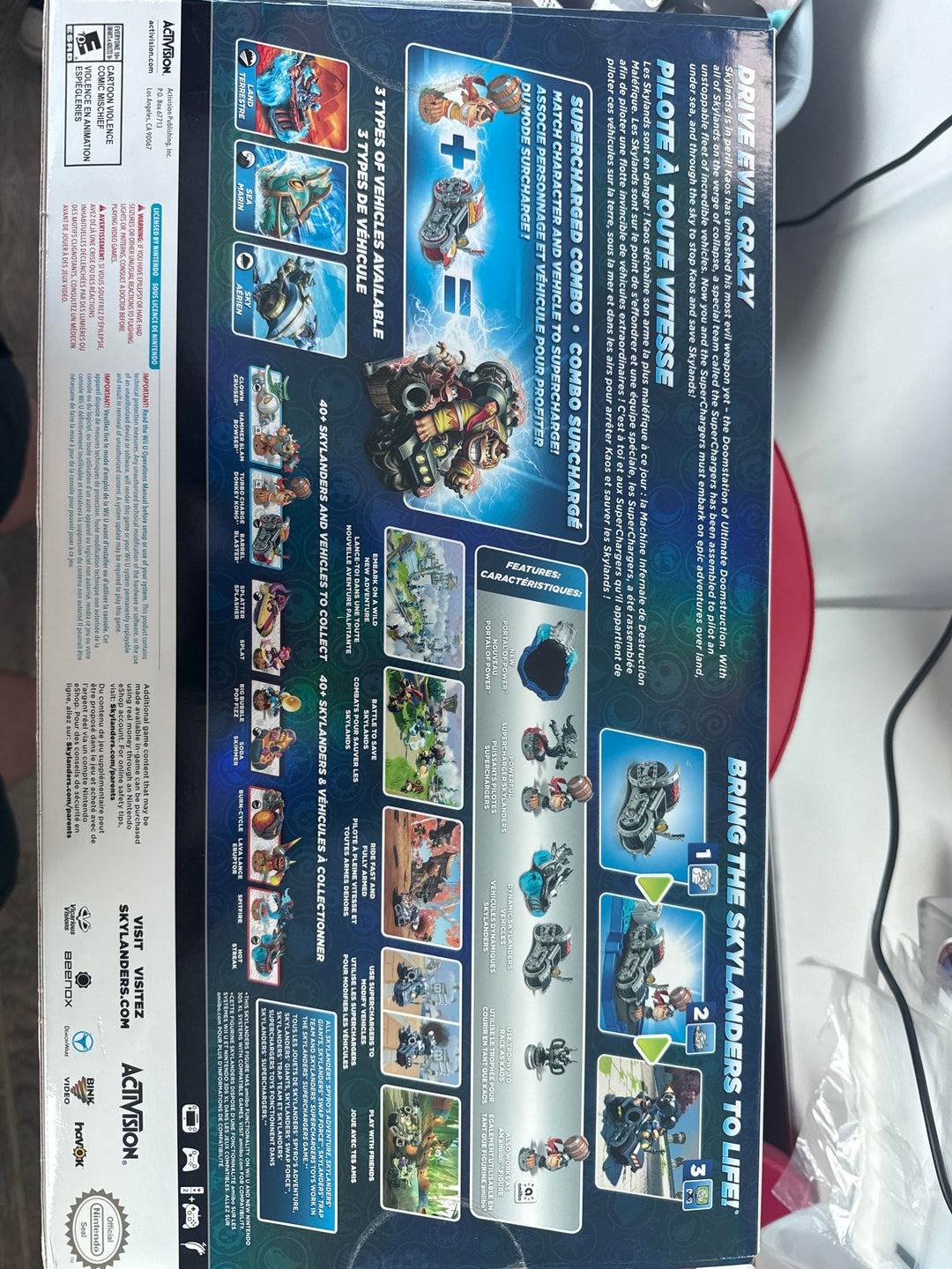 Skylanders Superchargers Starter Pack (Dark Edition) CIB - Wii U DI72626