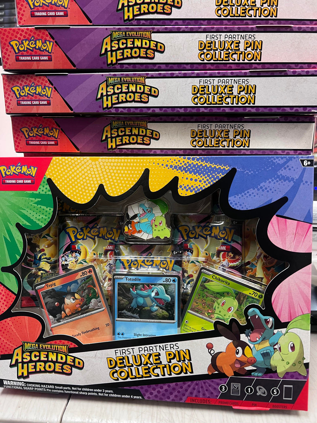 Pokemon TCG Ascended Heroes First Partner Deluxe Pin Collection (Available 3/19/26 in store ONLY)